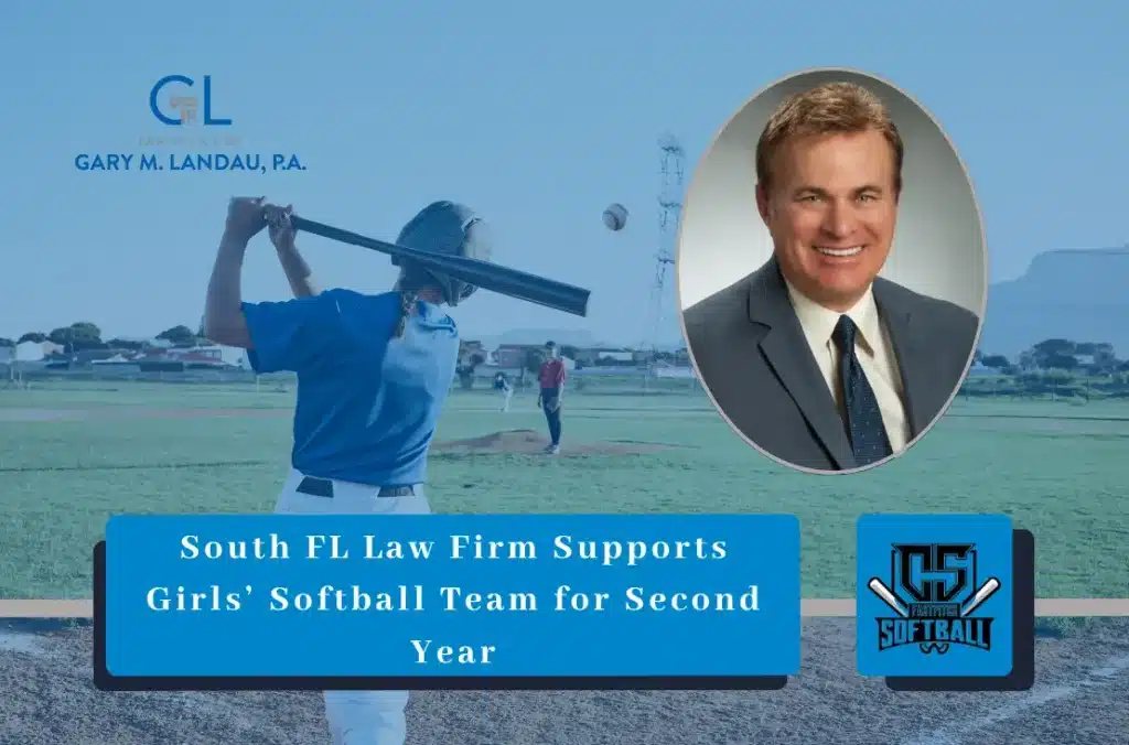 South FL Law Firm Supports Girls’ Softball Team for Second Year | Call (954) 979-6566